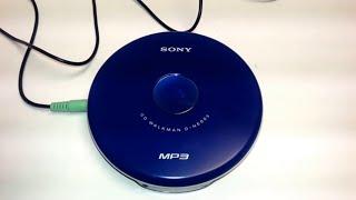 Sony D-NE005 Walkman Portable CD MP3 CD Player Blue Tested Fresh Batteries Ebay Showcase Sold!