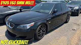 IAA Walk Around 6-29-23 + $925 BMW M5!!! NOT CLICKBAIT!!!