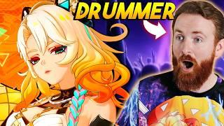 Genshin's HOTTEST Music! DRUMMER Reacts to Xilonen Trailer