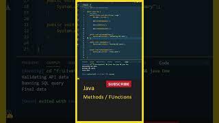 Java Tutorial For Beginners, (Methods in Java), Java Telugu Course, Learn Java, Java Basics