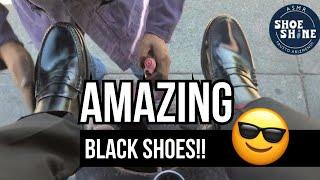 S7E19   just Black Shoes ️ #ASMR #shoeshine #faustoarizmendi