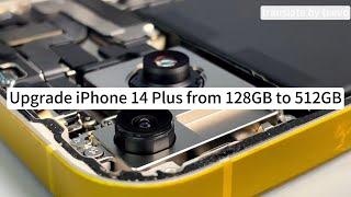 Complete iPhone 14 Plus Upgrade: Expand Storage from 128GB to 512GB for Maximum Space & Performance