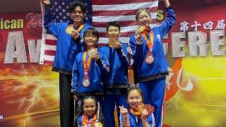 Las Vegas modern Kung fu team at pan American wushu competition ; their story inspire us to success