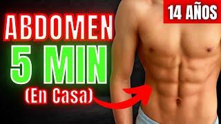 LA MEJOR RUTINA ABDOMINAL EN 5 MINUTOS PARA ADOLESCENTES