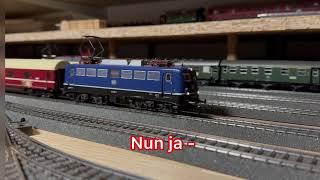 Was man alles hinter eine BR110 und BR114 von Märklin H0 hängen kann