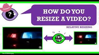 How to resize / scale a video with FFMPEG | Relative resizing #ffmpeg #TheFFMPEGGuy