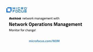 Rethink Network Management – Monitor for Change