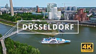 Düsseldorf , Germany  | 4K Drone Footage (With Subtitles)