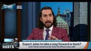 FIRST THINGS FIRST | Nick Wright ADMITS He Doesn't Think Philadelphia Eagles Should Be FAVORITES
