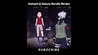 Sakura & Kakashi Bundle Review  Free Fire X Naruto #shorts#ff