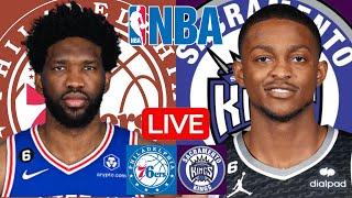 LIVE: PHILADELPHIA 76ERS vs SACRAMENTO KINGS | NBA | PLAY BY PLAY | SCOREBOARD