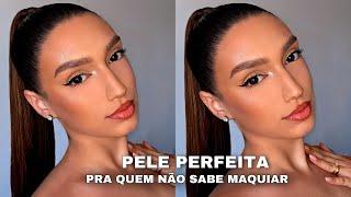 COMO FAZER UMA PELE PERFEITA PARA INICIANTES *DICAS PARA QUEM NÃO SABE MAQUIAR* APRENDA DE UMA VEZ!!