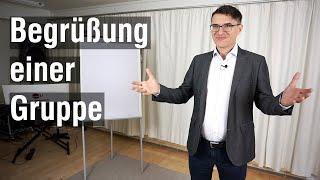 Begrüßung einer Gruppe // Anno Lauten