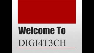 |DIGI4T3CH| |A Tech YouTube Channel| By |Nitin Kumar Jangde| In |Hindi Language|