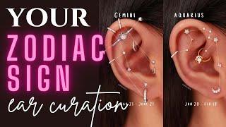 Your Custom Constellation Ear Piercing Idea Based on Your Zodiac Sign by a Professional Ear Stylist