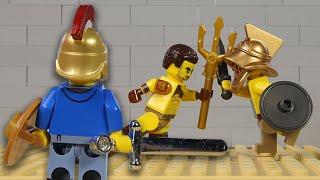 LEGO Gladiator Fail STOP MOTION LEGO Gladiator Portal Fight | Billy Bricks | Lego Gladiator