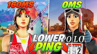 How To *ACTUALLY* Get 0 Ping in Fortnite!  (How To Lower Ping)