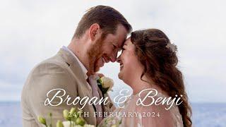 Our Wedding Day At Sea  Brogan & Benji Lever ️