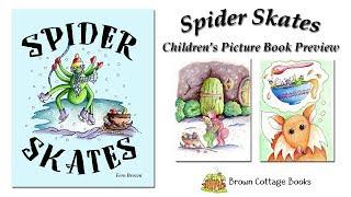 Children's Picture Book Preview Illustration Picture Book Animals Insects & Bugs Spider Skates