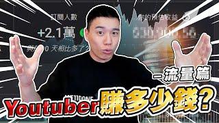 公開我的後台收益！YouTuber到底可以靠流量賺多少錢？【TOYZ】