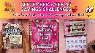 Save With Me September Week 2 | Sneak Peek of 2025 Savings Challenge Book | Free Fall Challenge 