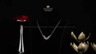 Elegant Diamond Mangalsutra Chain in 18k Gold - Perfect Blend of Tradition & Modernity