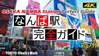 【4K】OSAKA NAMBA STATION perfect guide