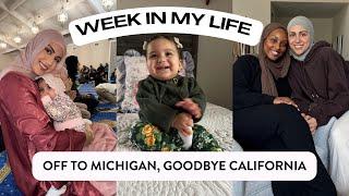 Week in My Life: Holidays In Michigan, New Home & Leaving Sunny California 