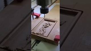 Entalhe 3D na CNC Router Caseira #routercnc #cncrouter #cnc #cncmachining