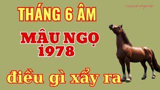 Những Chuyện Sẽ Xảy Ra Với Mậu Ngọ 1978 Trong Tháng 6 Âm, Bí Ẩn Mới Được Giới Tử Vi Giải Mã