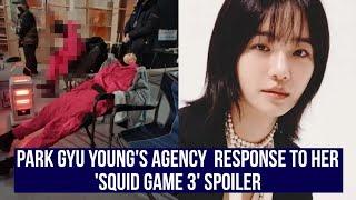 Park Gyu Young sparks ‘Squid Game 3’ spoiler controversy with deleted post