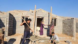 Sekobandi love: the construction of the beautiful porch of Hossein and Jamila