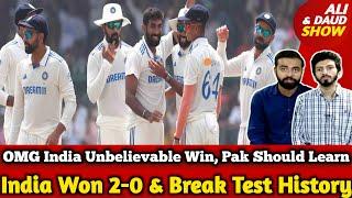 OMG India Unbelievable Win in Just 2 Days | India Break Test History | Pak Should Learn | INDvBAN