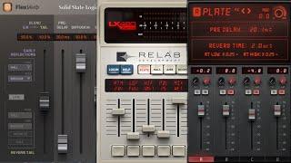 Relab LX480 vs. CLA EPIC vs. SSL Flexverb