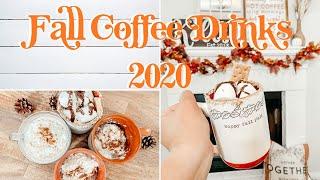 FAVORITE FALL COFFEE RECIPES 2020 | Cozy + Easy Dupes for your favorite drinks