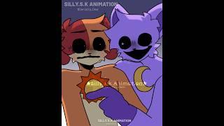 Catnap Wanna spend a Night with DogDay #smillingcritters #animation#meme #alightmotion#poppyplaytime