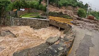 Daños por las crecidas de ríos y arroyos en Acapulco por Huracán John al día 26 de septiembre 2024