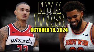 New York Knicks vs Washington Kings Full Game Highlights - October 18, 2024 | 2024-25 NBA Pre Season