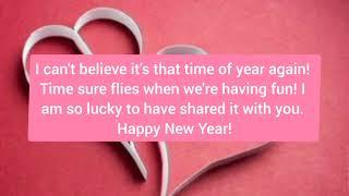 Romantic New Year Wishes For Love  2023 #Romanticstatus #New year wish for love #Newyear2023 #love