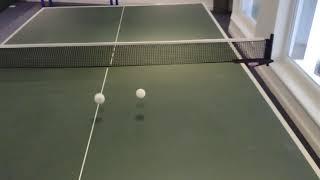 Table tennis ball 38mm vs 40+ bounce test