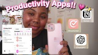 TOP PRODUCTIVITY apps you Need to THRIVE IN 2025!! 