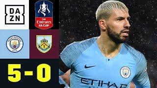 Kevin de Bruyne überragt bei Man-City-Torgala: Man City - Burnley 5:0 | FA-Cup | DAZN Highlights