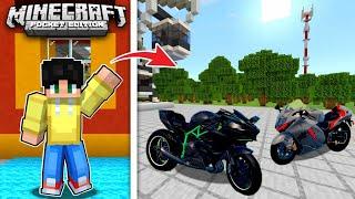 NAG KARERA Kami ng NINJA H2R at HAYABUSA sa UWU CITY sa Minecraft PE