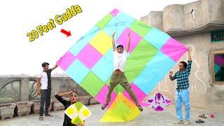 20 Feet Monster Kite Flying Nasir & Kite Flying 🪁