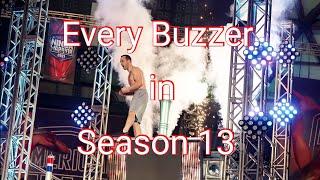 Every Buzzer of American Ninja Warrior Season 13 - ANW 2021