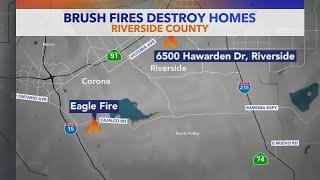 Wildfires erupt in Riverside County, force evacuations