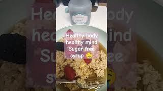 Blanktons Footnote Message Healthy mind healthy body sugar free syrup lol