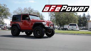 aFe POWER Jeep Wrangler Vulcan / Rebel Series Axle-Back Exhaust System