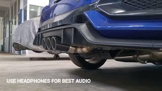 HONDA CIVIC FK7 SPORTS EXHAUST - WICKEDEP RACING