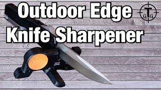 Sharpen Knives Quick & Easy | Outdoor Edge-X   2 Stage Knife Sharpener